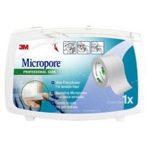 3M Micropore Nastro Adesivo Medico con Dispenser, 25mm x 5m