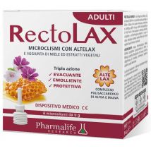 Rectolax Microclismi per Adulti - Confezione da 6 Pezzi, 9g Ciascuno