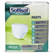 Soffisof Air Dry - Pannoloni Superiori Taglia Medium, 10 Pezzi