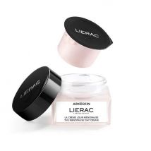 Lierac Arkeskin+ Crema Viso Nutriente e Levigante per Pelli in Menopausa, Ricarica 50ml