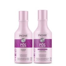 INOAR POS Progress DUO PACK, szampon + odżywka po keratynowym prostowaniu, 2x250ml
