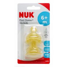 NUK - First Choice+ Size 2 Latex Teat Large