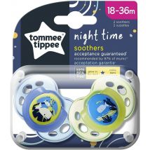 Tommee Tippee - Night Time Soother 18-36mths (2 pack)