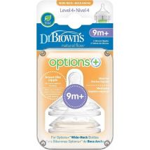 Dr Brown&#039;s - Options+ Level 4 Teats 9m+ (2 Pack)