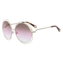 Chloé CE114SD Carlina Gold Brown Rose Sunglasses For Women
