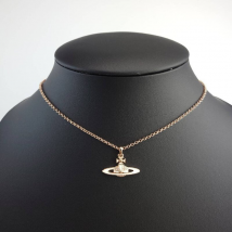 Vivienne Westwood - Neil Mini Bas Relief Pendant Gold/ Light Colorado