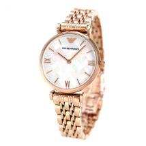 Emporio Armani Women&#039;s Crystal Bracelet Strap Watch, Silver/White