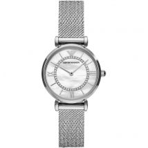 Emporio Armani Ladies Silver Mesh Strap Watch AR11319