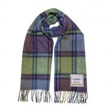 Heritage Traditions - Moss Check Classic Brushed Wool Scarf