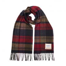 Heritage Traditions - Red- Navy Gold Check Scarf