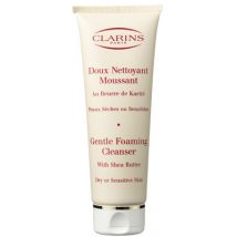 Clarins Gentle Foaming Cleanser with Shea Butter for Dry/Sensitive Skin - 125ml