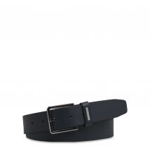 Calvin Klein - Men&#039;s Leather Black Belt Size 85