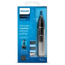 Philips - Series 3000 Waterproof Nose and Ear Trimmer NT3650/16
