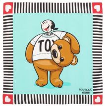 Moschino Boutique Olive Oyl as Toy Bear Scarf - Turquoise
