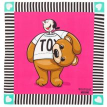 Moschino Boutique Olive Oyl as Toy Bear Scarf - Pink