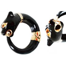Pasotti Luxury Black Panther Bracelet - Black