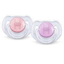 Philips - Classic Soother Translucent Pink &amp; Purple
