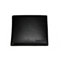 Calvin Klein Leather Wallet with Coin Purse Black