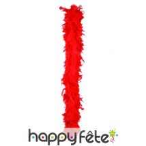 Boa plumes rouges 180 cm