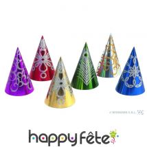 Chapeau conique paillettes