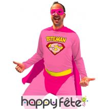 Costume de Biteman rose pour homme