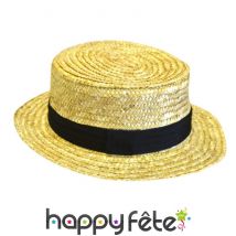 Chapeau de Canotier luxe adulte