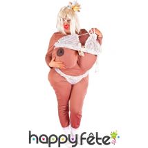 Costume de femme naturiste humoristique