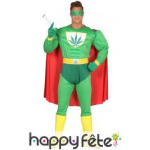 Déguisement super héros de ganjaman pour homme