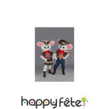 Mascotte cow boy souris