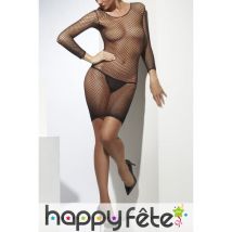 Robe en filet noire