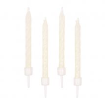 10 Bougies d'anniversaire phosphorescentes