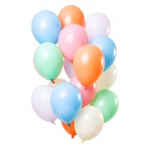 15 Ballons pastel