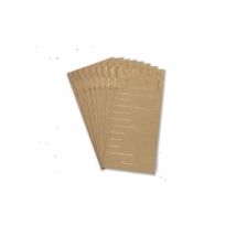 10 Cartes de voeux de mariage en papier kraft