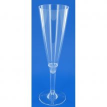 10 flutes à champagne cristal (CRISTAL)