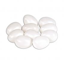 12 faux oeufs blancs (Blanc)