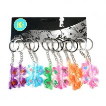 12 porte clés lunettes girly
