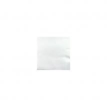 100 serviettes blanches de 20X20cm
