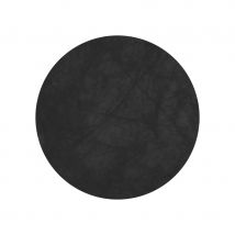 10 sets de table noir ronds (NOIR)