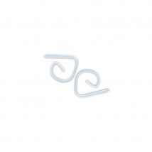 24 Clips de nappe transparents