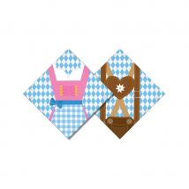 20 Serviettes motif Oktoberfest en papier