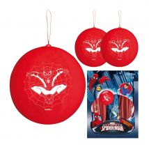 3 ballons Spiderman à frapper
