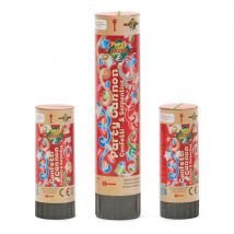 3 canons à confettis et serpentins
