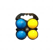 4 boules de pétanques en plastique