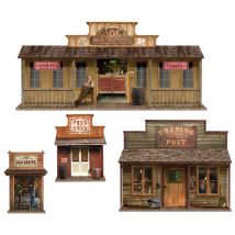 4 decors du western replacables