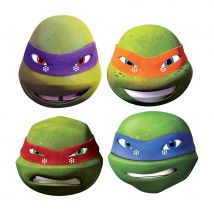 4 masques des Tortues ninja