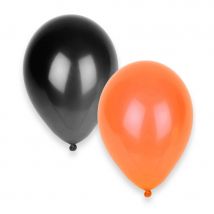 50 Ballons noirs et orange