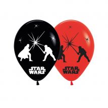 5 Ballons Star Wars lumineux de 28 cm