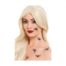 6 araignées autocollants (6 autocollants)