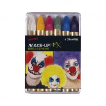6 crayons de maquillage gras pour carnival