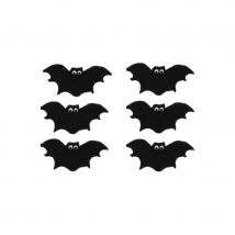 6 Mini chauve-souris en sucre pour gâteau